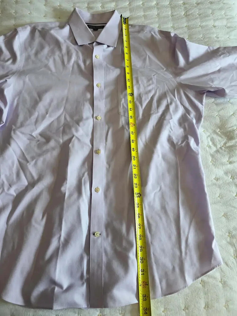 Banana Republic Non-Iron Classic Fit Dress Shirt Lavender XL